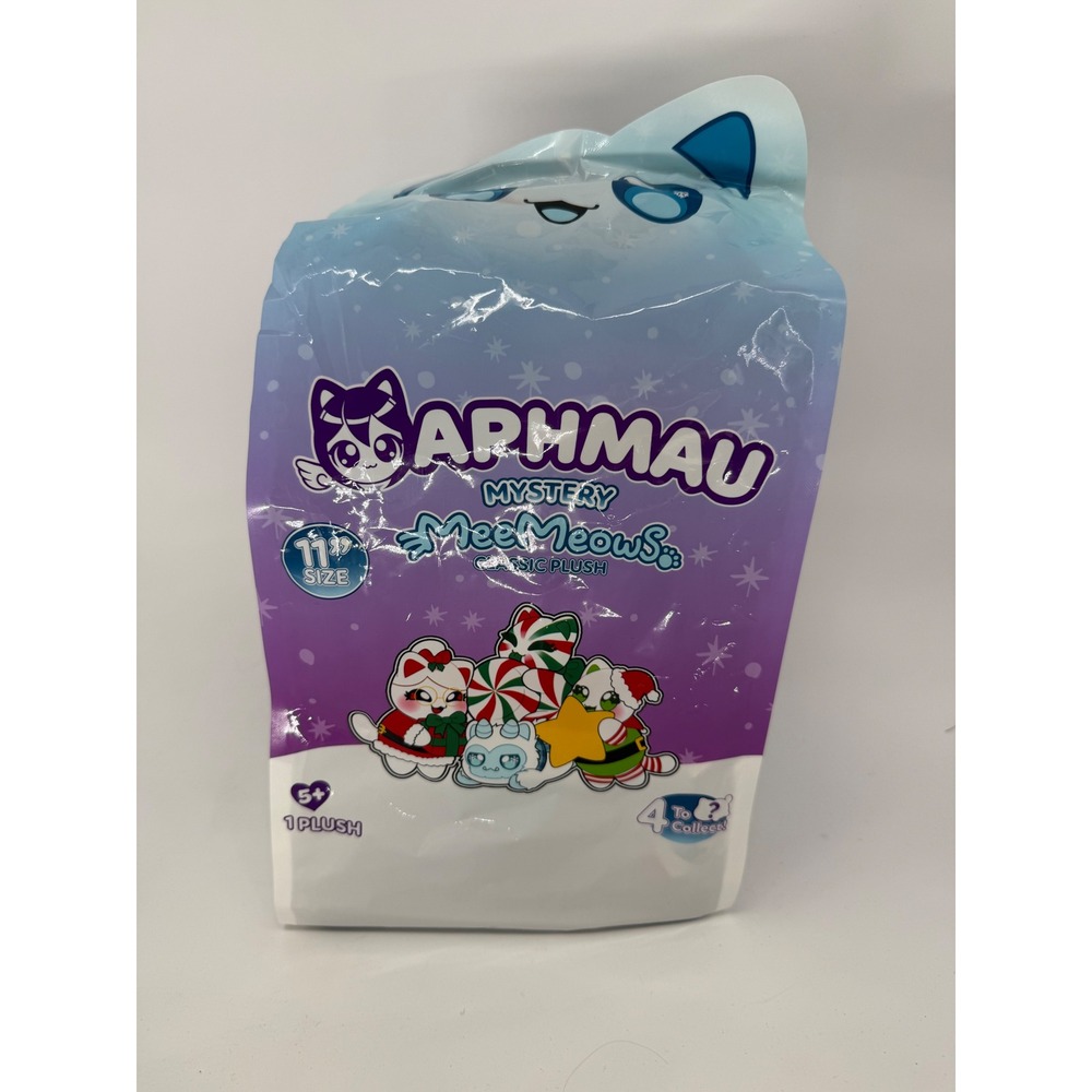 Aphmau MeeMeows 11" HTF Mystery Plush Holiday 2024 Elf Cat - SEALED READ